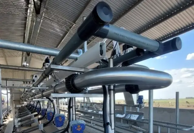 Instalación Rodeg en un tambo